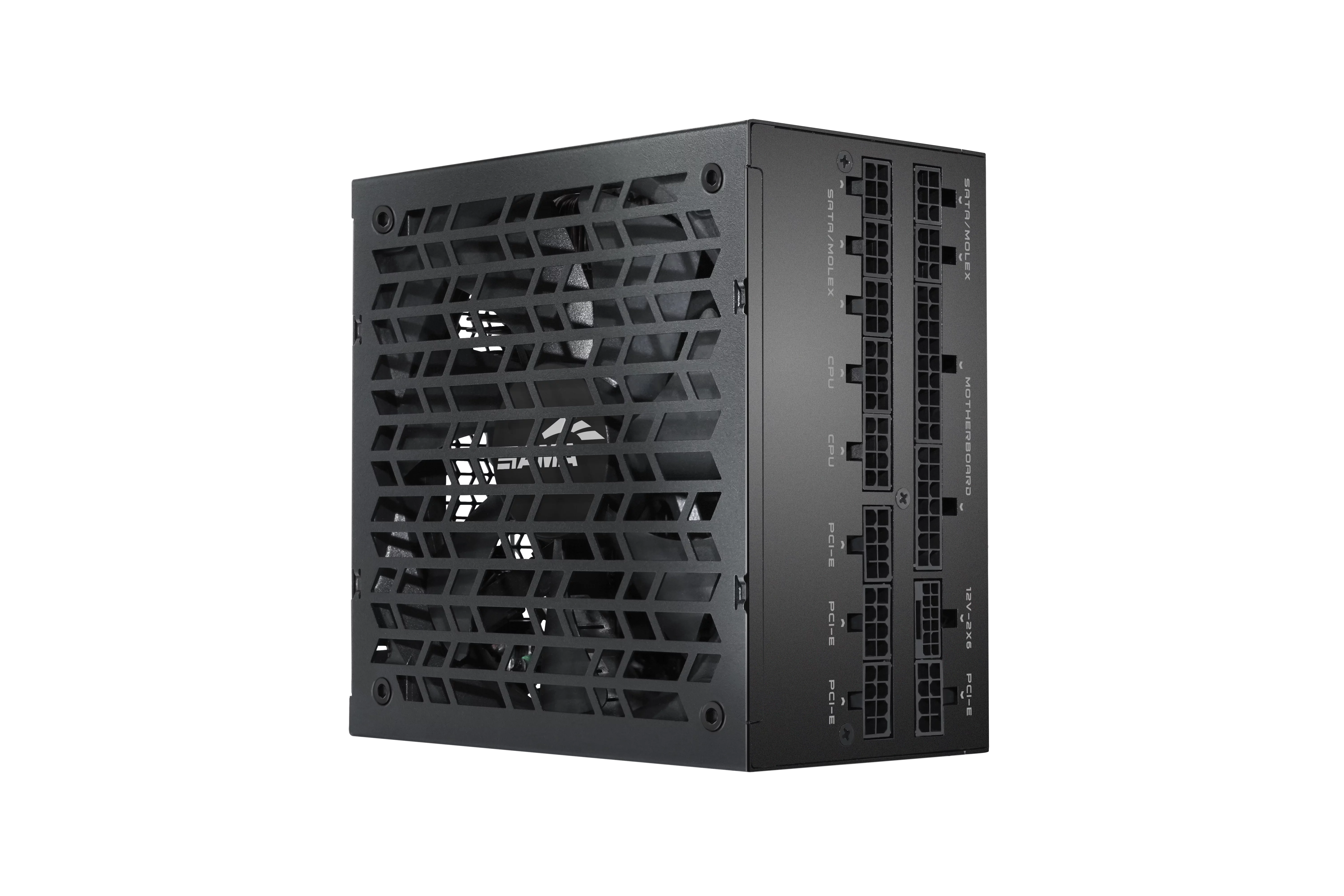 Блоки питания/ Power Supply SAMA P850 Black (XPH850-AP), 850W 80+ Platinum (ATX, 3.1, PCIe 5.0, Full modular, 1x24(20+4)pin mesh 600mm, 2xCPU 8(4+4)pin 700mm, 2xPCIe*2 8(6+2)pin 550+150mm, 1x12VHPWR PCIe 5.1 12+4pin 600W (P0850-BKPFF001-EU)