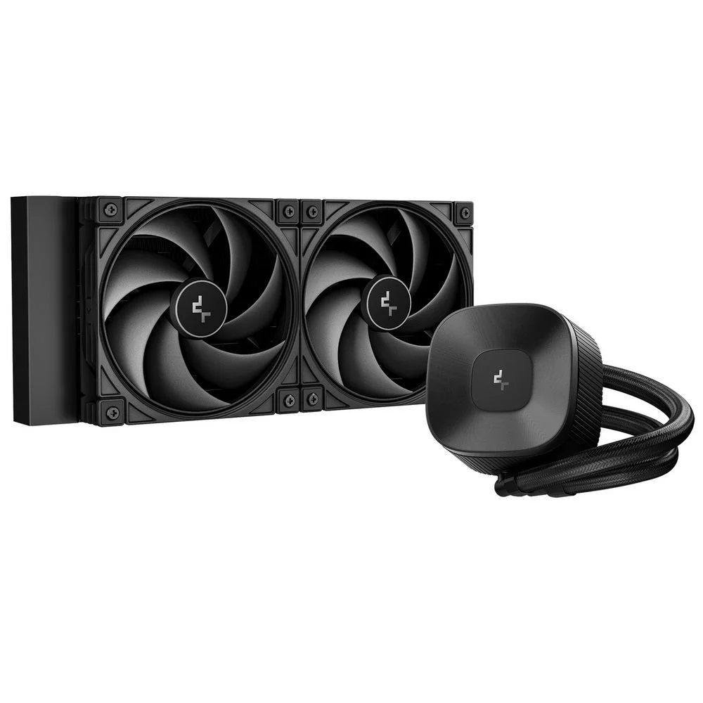 Система водяного охлаждения Deepcool LE240 V2 Zero ARGB Soc-AM5/AM4/1200/1700/1851 черный 4-pin 28.2-31.6dB Al 220W 1266gr Ret (R-LE240ZERO-BKLNMD-G-1)