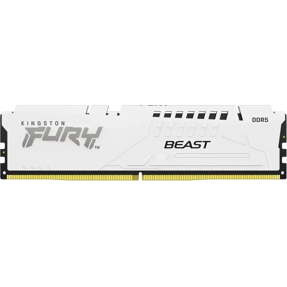 Память оперативная/ Kingston 32GB 5600MT/s DDR5 CL40 DIMM FURY Beast White XMP (KF556C40BW-32)