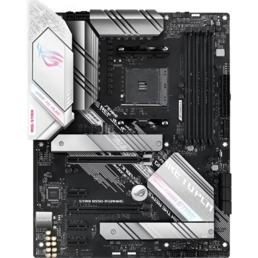 Материнская плата ASUS ROG STRIX B550-A GAMING Soc-AM4 AMD B550 4xDDR4 ATX AC`97 8ch(7.1) 2.5Gg RAID+HDMI+DP (90MB15J0-M0EAY0)