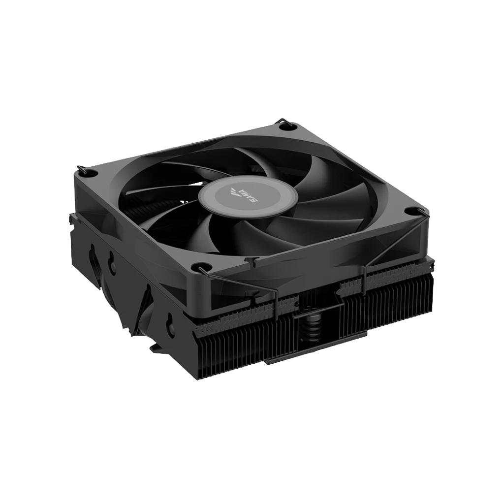 Кулер для процессора/ CPU Cooler SAMA U40 (130W, 4-pin PWM, 47mm, 4x6mm, 1x90mm, 38.18CFM, 34dBA, 2800RPM, S: 1851/ 1700/ 1200/ 115X, AM5/ AM4, black) (U40-BKWNYXOX-G)