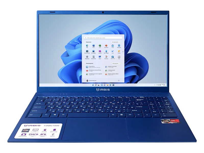 Ноутбук IRBIS Blizzard 15NBC1007 15.6" AMD Ryzen R5 5600U, 15.6"LCD 1920*1080 IPS , 16+256GB SSD, Front, AC wifi, camera: 2MP, 5000mha battery, metal case, backlight keyboard, type-c, Win11Pro