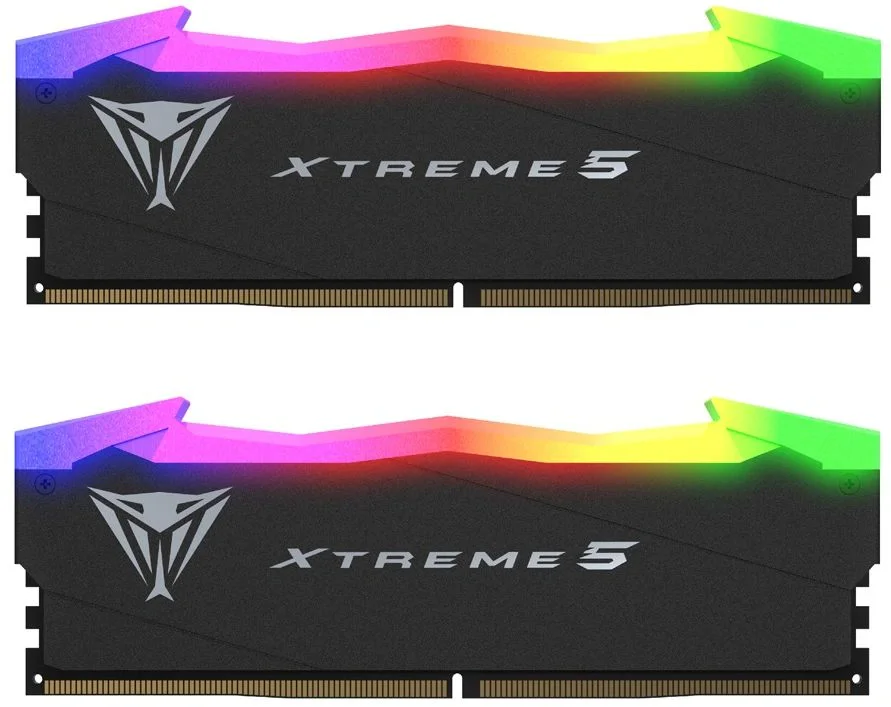 DDR 5 DIMM 32Gb (16Gbx2) 6400Mhz, PATRIOT XTREME 5 RGB (PVXR532G64C32K) (retail)