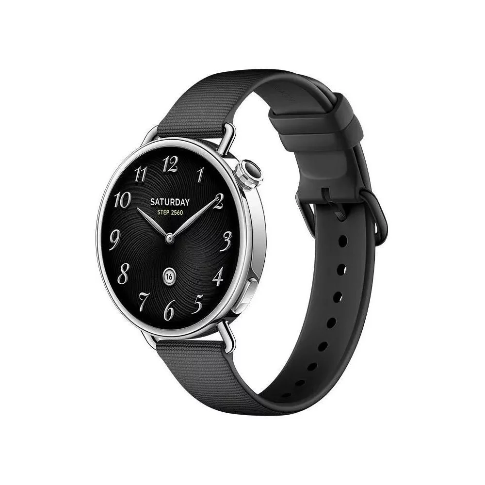 Смарт-часы Xiaomi Watch S4 41мм Fluororubber Strap (Черный) (BHR07VRGL)