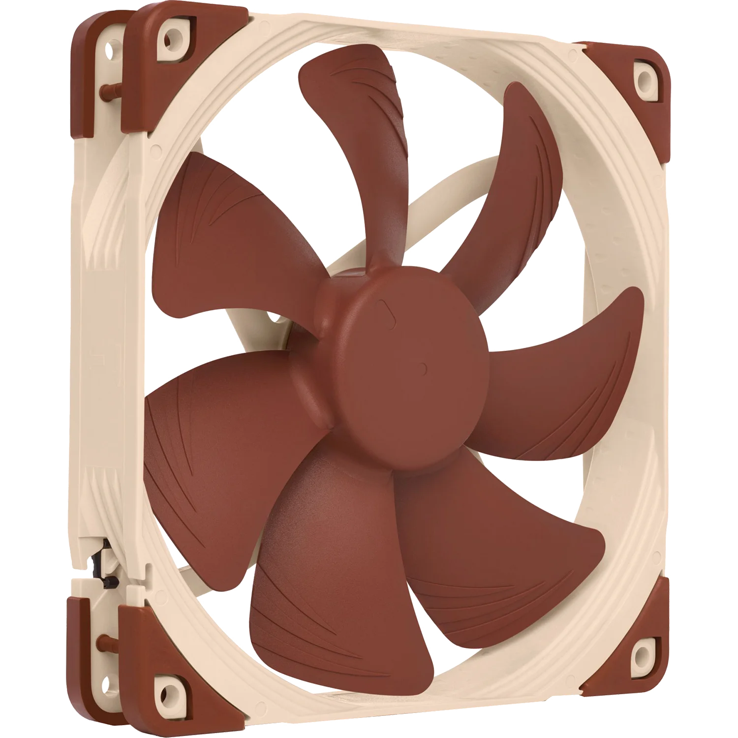 Кулер для корпуса/ Case Cooler Noctua NF-A14 5V PWM (140x140x25mm, 4-pin PWM, 82.5CFM, 24.6dBA, 1500RPM, Beige/Brown)