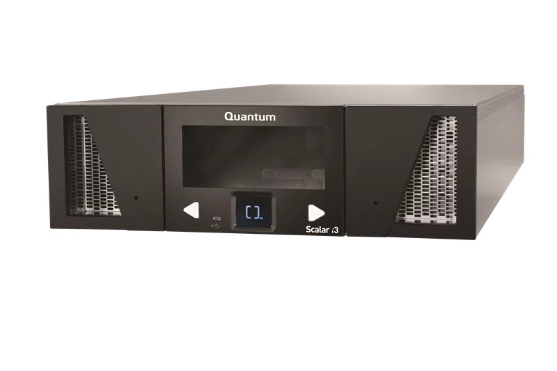 Quantum Scalar i3 Library, 3U Control Module, 25 licensed slots, no tape drives, equipment rack must support product depth of 36.4in (92.5cm) (LSC33-BSC0-001A)
