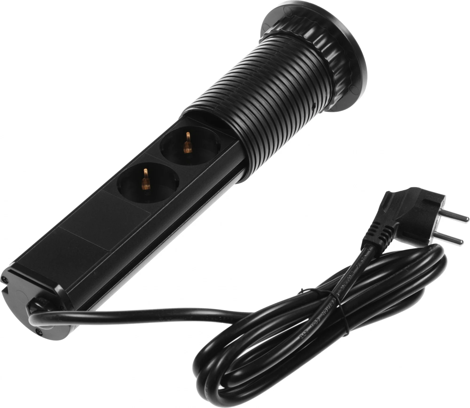 Сетевой разветвитель Premier 3R USB 1.8м (3 розетки) черный (коробка) (PX/BL-VRT-3R-2USB-BLK)