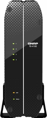 Сетевое хранилище без дисков/ SMB QNAP TS-410E-8G NAS fanless 4 2.5 SSD trays. Intel Celeron J6412 4-core 2.0-2.6 GHz, 8 GB RAM (max), 2x2.5 GbE, 4xUSB 3.2 Gen 2 (10Gbps),1xHDMI