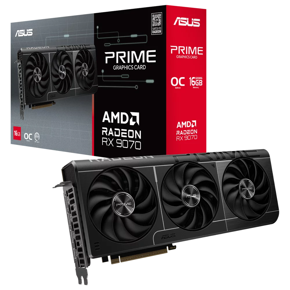 Видеокарта/ PRIME-RX9070-O16G (90YV0LI1-M0NA00)