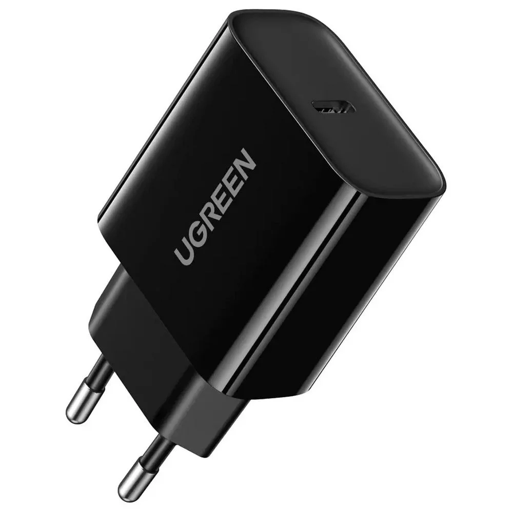 Зарядное устройство UGREEN CD137 (10191) Fast Charging Power Adapter With PD 20W EU. Цвет: черный (10191_)