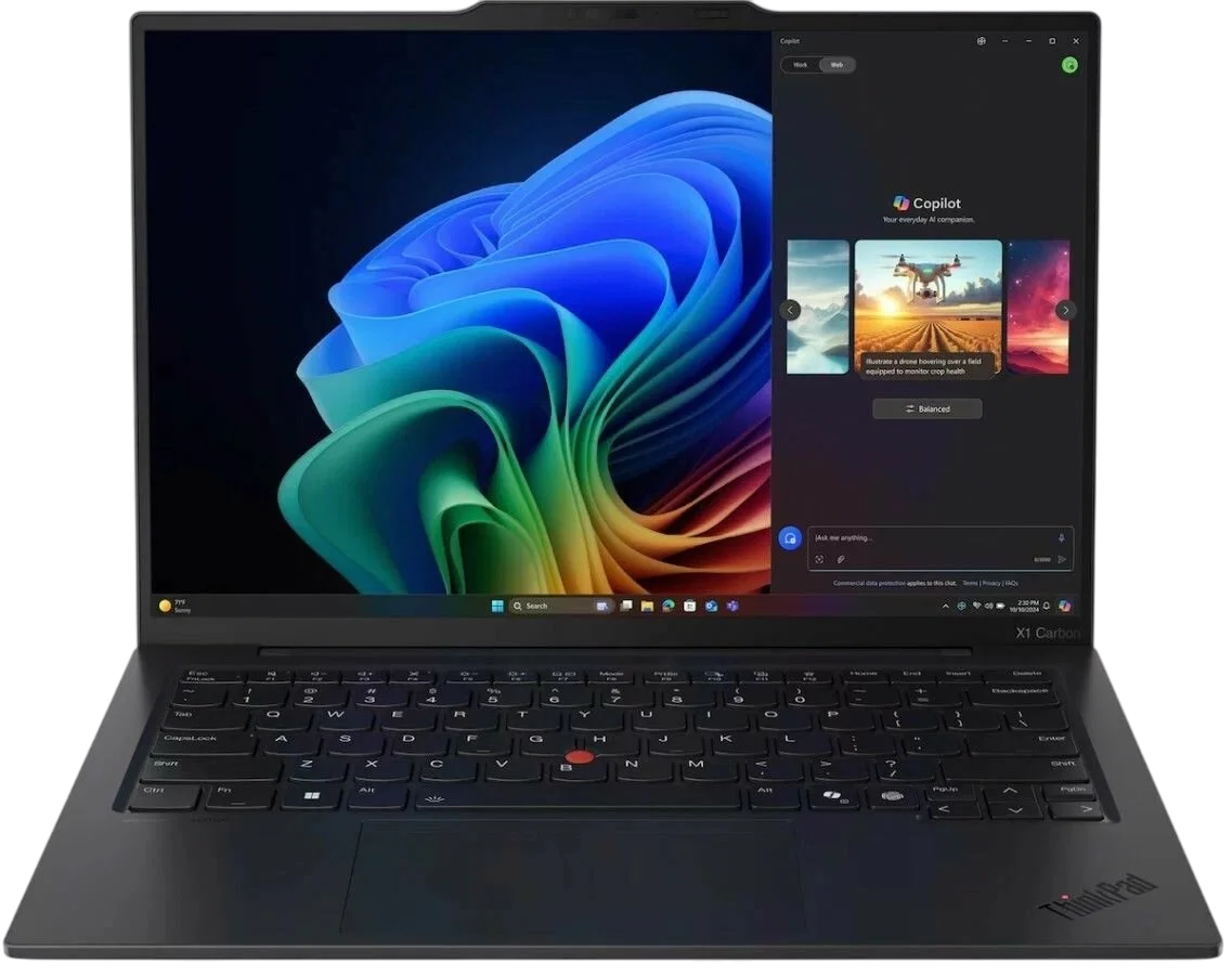 Ноутбук Lenovo ThinkPad X1 Carbon G13, 14" (2880x1800) OLED, Ultra 7 258V 32gb, 2TB SSD, Intel Arc Graphics, Intel Wi-Fi 7 BE201 2x2 BE vPro&BT 5.4, CAM 1080P RGB+IR, 57Wh, BKLT KB US-ENG, W11 Pro, 1 (21NS0013US)