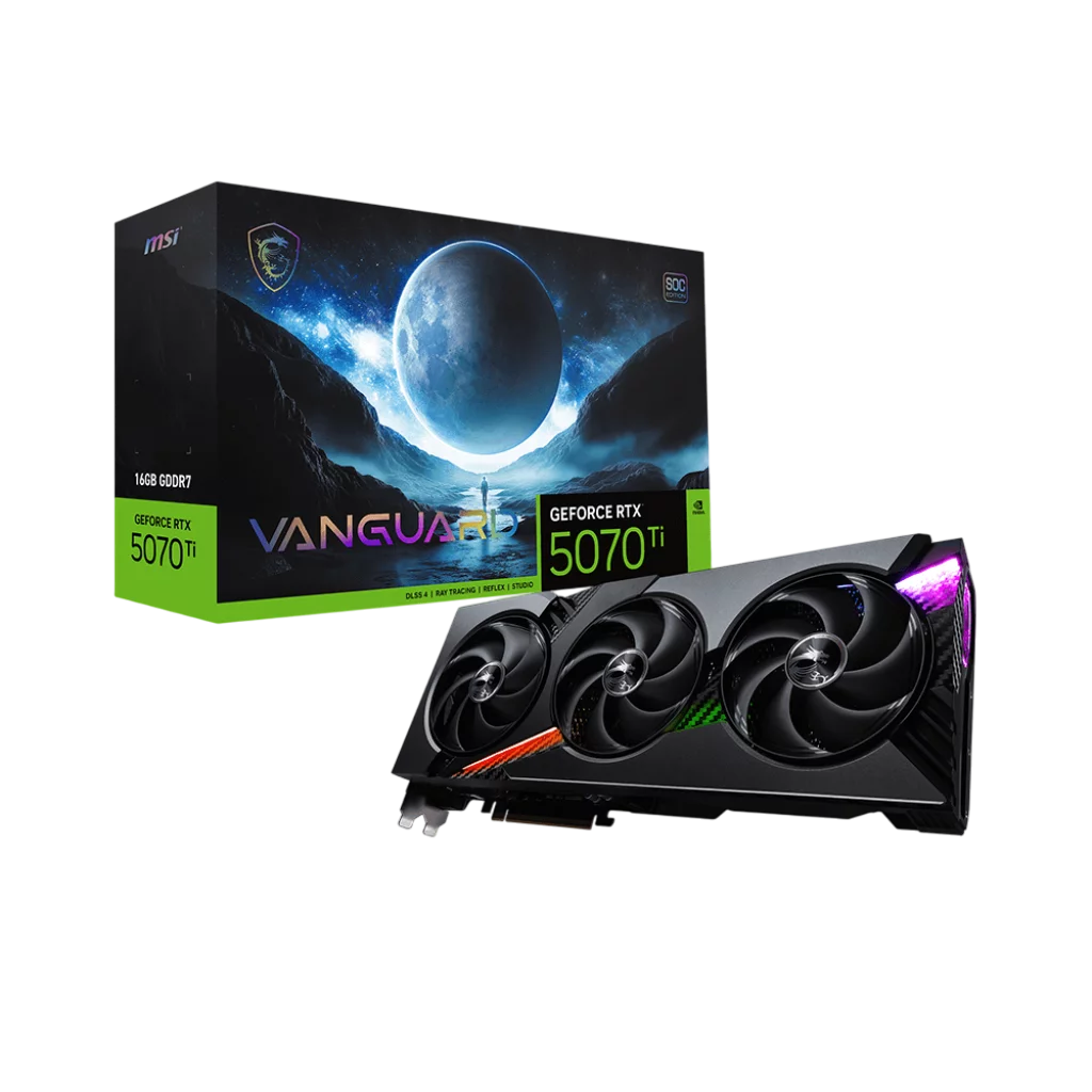 Видеокарта/ GeForce RTX 5070 Ti 16G VANGUARD SOC