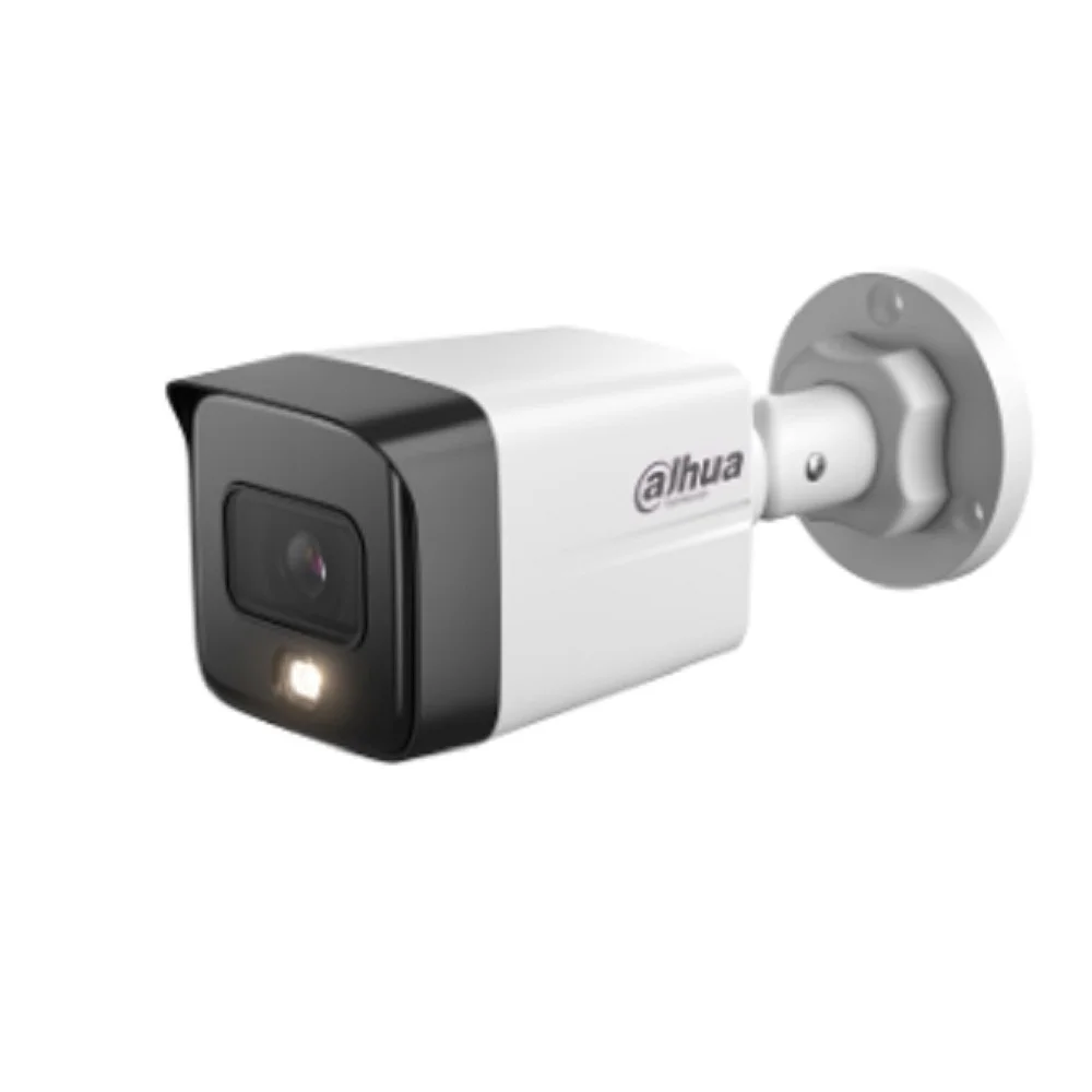 DAHUA DH-IPC-HFW1239TC1P-SA-IL-0280B-S6 Уличная цилиндрическая IP-видеокамера с ИК 30м и LED 30м 2Мп; 1/2.8” CMOS; объектив 2.8мм обнаружение людей; IP67; металл, пластик