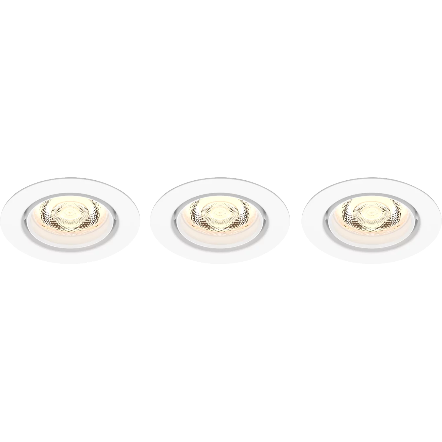 Встраиваемый светильник Philips/ Встраиваемые светильники IMPALA WGDIM SL264 RD 068 6W 27K WH 3PK (929002663633)