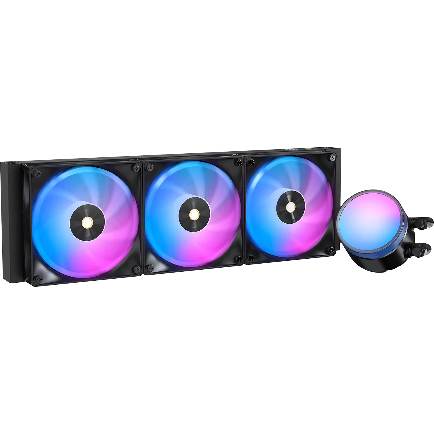 Система жидкостного охлаждения/ Water Cooling System Ocypus Delta L36 BK ARGB V2 (300W, 360mm, Black, ARGB, Fans: 3x120mm, 73CFM, 2000RPM/ Pump height 60mm, 27dBA, 2650RPM, Rad thickness 27mm/ S: 1851 (DELTA-L36-BK3AAWNN02X-GL)