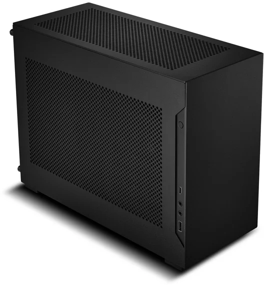 Корпус Lian-Li A4H2OX5 черный без БП miniITX audio (G99.A4H2OX5.R0)