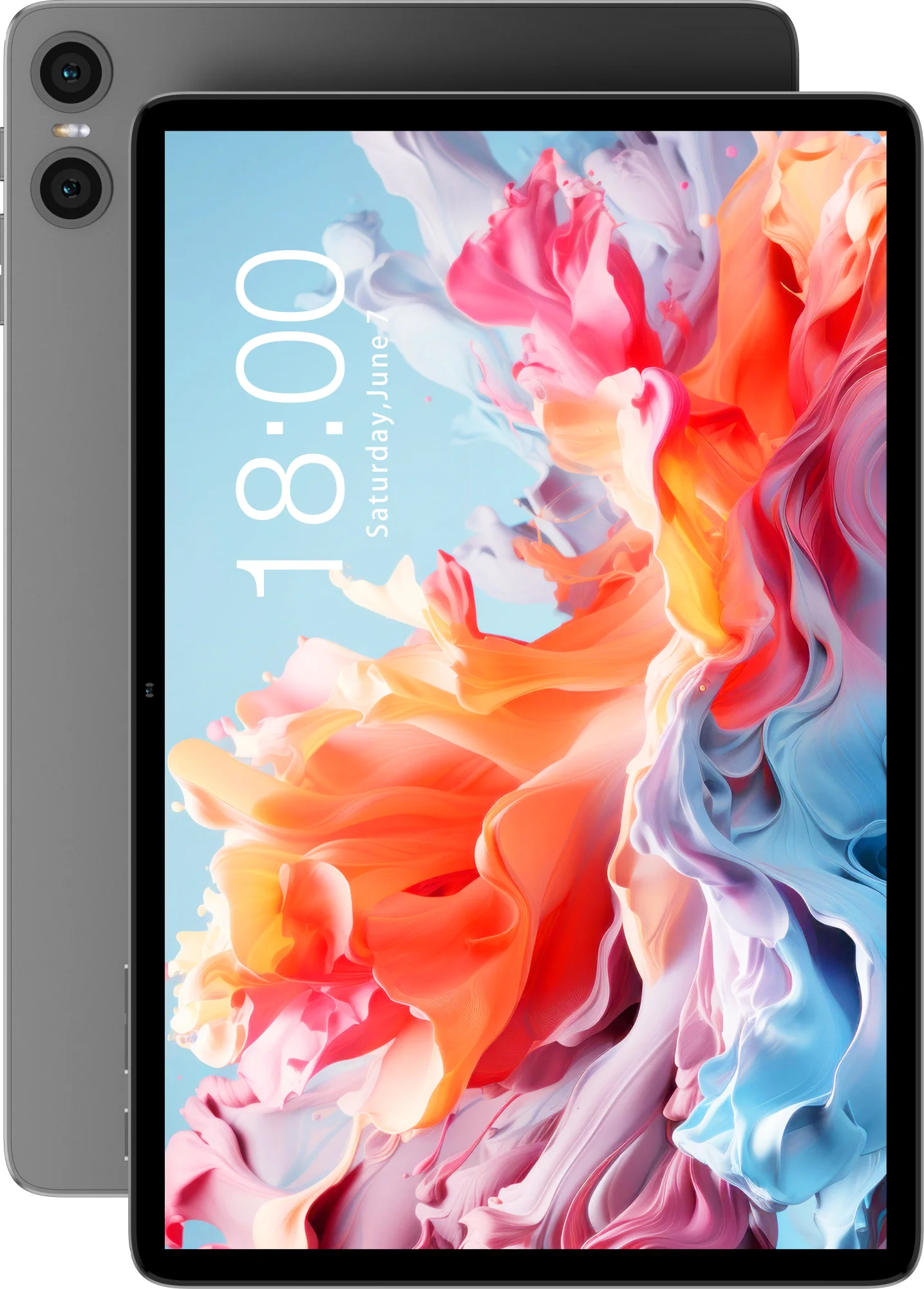 Планшет Teclast P30T Case T606 (1.6) 8C RAM4Gb ROM128Gb 10.1" IPS 1280x800 Android 15 серый 5Mpix 2Mpix BT WiFi microSD 256Gb 6000mAh 12hr (2099600) (2099600#MLN)