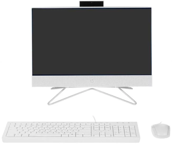 Моноблок HP 200 G4 21.5" Full HD i5 1235U (1.3) 16Gb SSD512Gb Iris Xe DVDRW CR FreeDOS GbitEth WiFi BT 65W клавиатура мышь Cam белый 1920x1080 (6D417EA/16GB)