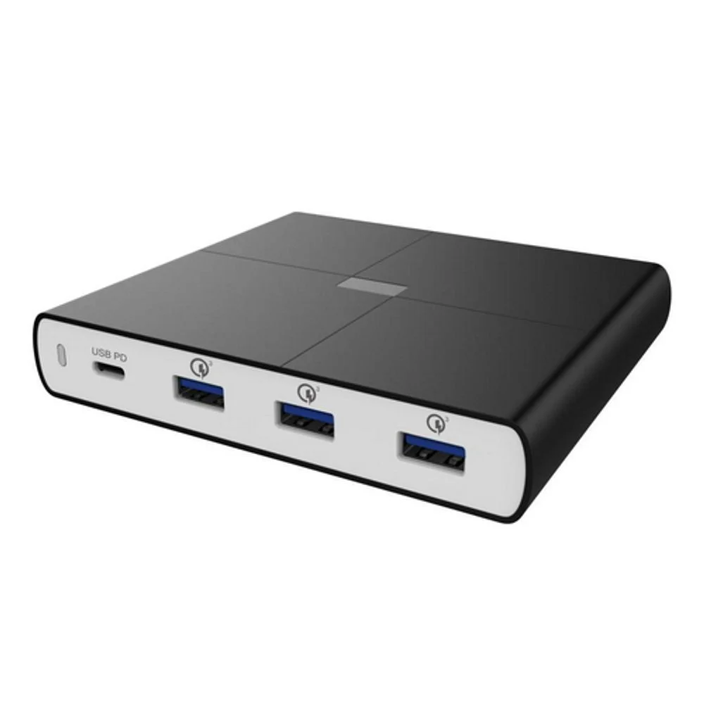 Зарядное устройство ACD CЗУ (ACD-P904U-V1B) 90Вт, Сетевое ЗУ 4xUSB 1PD+3QC, 3.6;20В/ 4.35А(max) RTL {20}