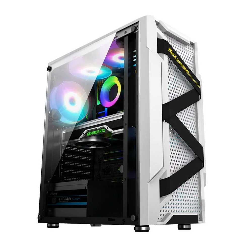 Корпус ALSEYE Warrior-W Mini-ITX/ Micro ATX/ ATX, USB2.0*2+HD Audio+USB3.0*1, «H.D.D.(3.5»)*2pcs+S.S.D(2.5»)*2pcs, 354*185*413mm» (AS.07.0004)