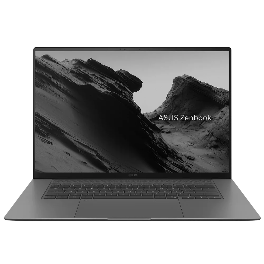 Ноутбук ASUS Zenbook S14 OLED UX5406AA-SW046W Intel Core Ultra 9 386H/ 32Gb (soldered D5)/ SSD1Tb/ UMA/ 14"/ OLED/ WQXGA+/ 2880x1800/ 120Hz/ Win11/ Antrim Gray/ 1.2kg (90NB16Q6-M00590)