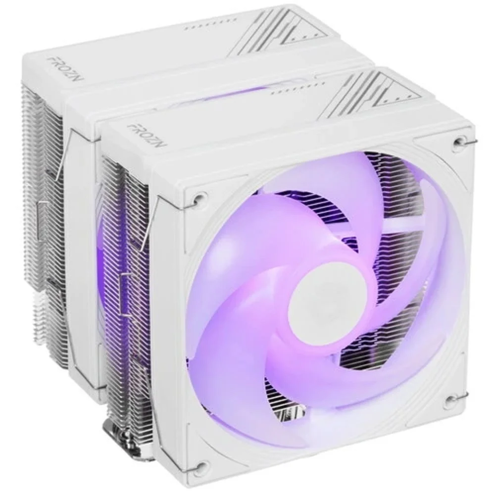 Устройство охлаждения(кулер) ID-Cooling Frozn A620 Pro Se ARGB Soc-AM5/AM4/1200/1700/1851 серебристый/белый 4-pin 15-27.2dB Al+Cu 260W 1190gr Ret (FROZN A620 PRO SE ARGB WHITE)