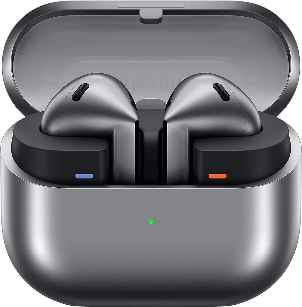 Гарнитура вкладыши Samsung Galaxy Buds 3 серебристый беспроводные bluetooth в ушной раковине (SM-R530NZAACIS)