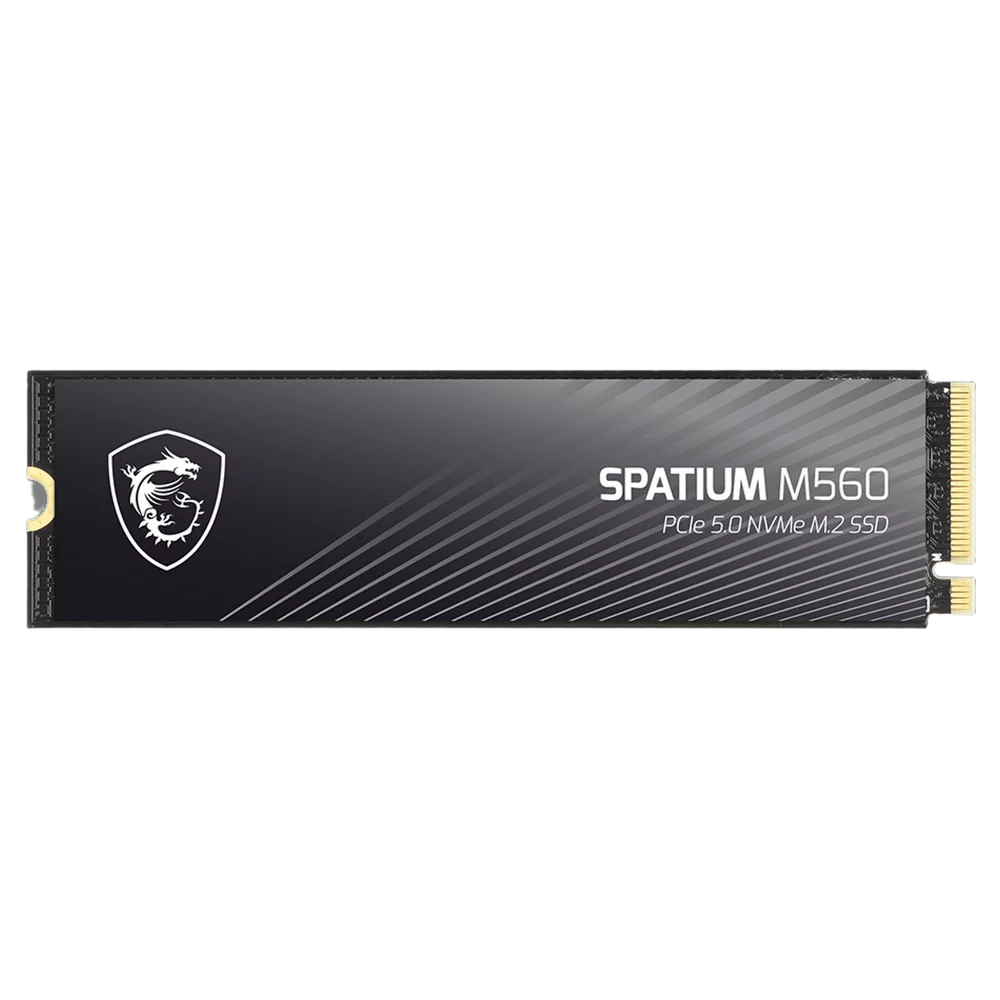 Твердотельный накопитель SSD MSI M.2 2280 1TB SPATIUM M560 Client SSD S78-440L0F0-P83, PCIe Gen5x4 with NVMe