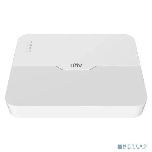 Видеорегистратор IP UNV 8-и канальный 4K с 8 PoE портами и разрешением записи до 4К, пласт. корпус (NVR301-08LS3-P8-RU)