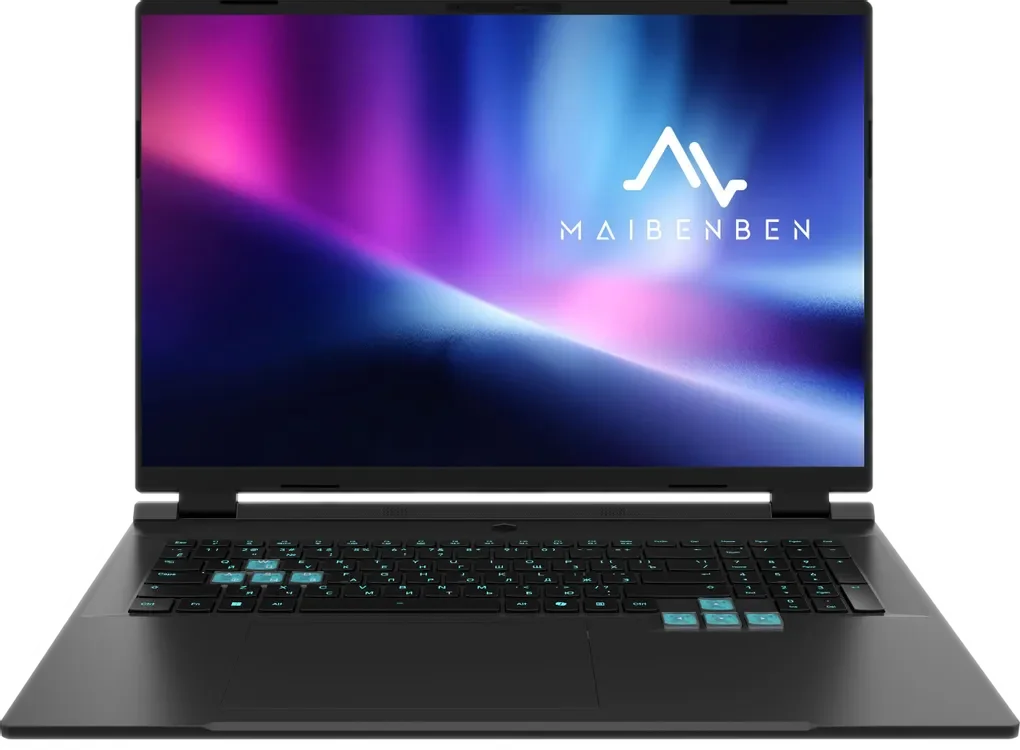 Ноутбук Maibenben X-Treme Tsunami X18A-R98957 18" FHD IPS 300N 144Hz/ R9-8945HX/ 24Gb/ 1Tb SSD/ RTX 5070 8Gb/ Linux/ Black (X18A-R989570R3RLB4E10)