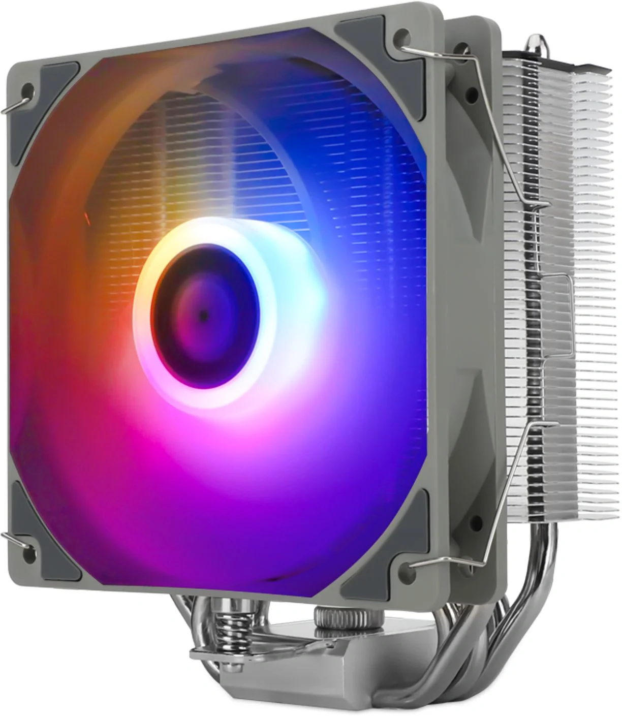 Устройство охлаждения(кулер) Thermalright Assassin King 120 SE ARGB Soc-AM5/AM4/1200/1700/1851 серый 4-pin 25.6dB Al+Cu 640gr Ret (AK120-SE-ARGB)