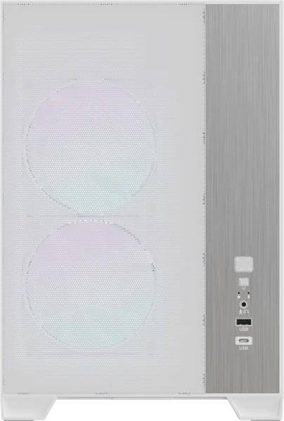корпус Formula V Line Air Mesh G6 Plus White AR, MATX, Type-C*1, USB3.0*1, FRONT 2x120mm ARGB, REAR 1x120mm ARGB