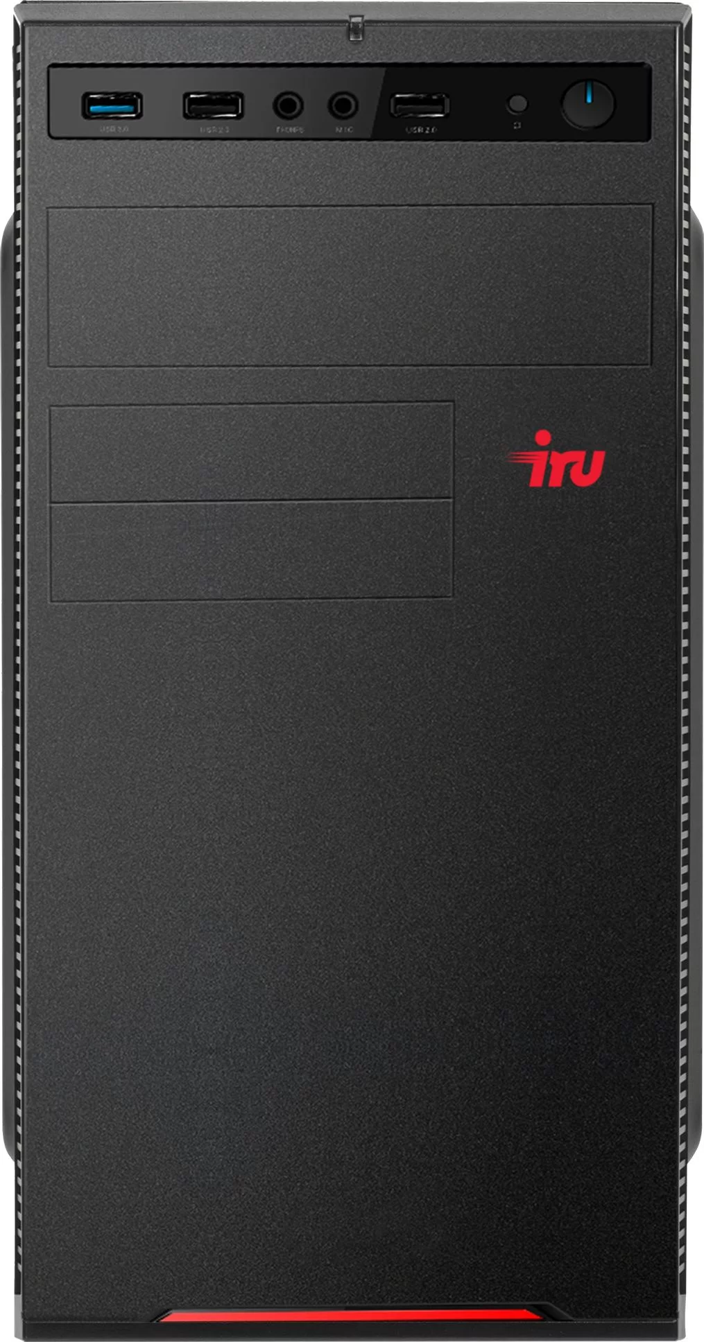 Компьютер IRU Home 310H5SE MT i5 11400 (2.6) 16Gb SSD240Gb UHDG 730 FreeDOS GbitEth 400W черный (RUS) (1788615)