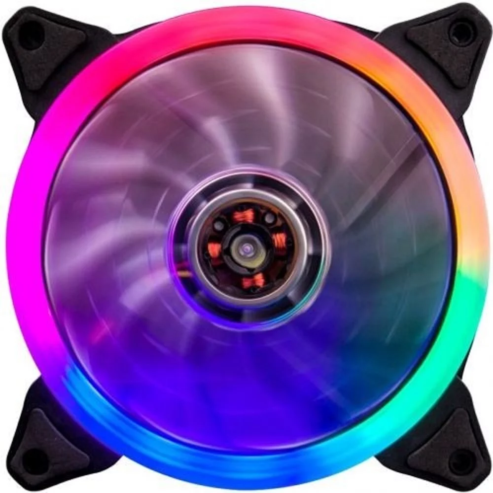 1STPLAYER Вентилятор R1 / 120mm, 5 color LED, 3-pin, 1000 rpm / R1 bulk (R1.)