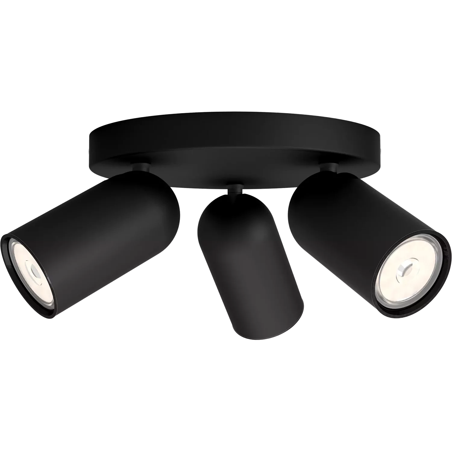 Потолочный светильник Philips/ Потолочный светильник PONGEE plate/ spiral black 3xNW 230V (915005531301)