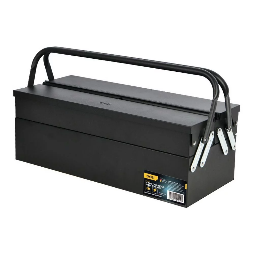 Ящик для инструментов металлический раскладной Deli DL6231