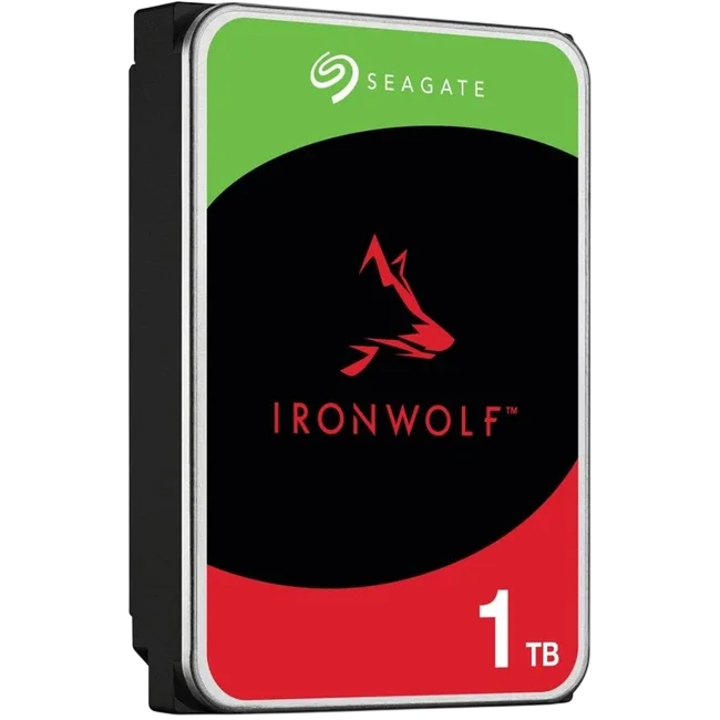 Жесткий диск/ HDD Seagate SATA IRONWOLF 1TB 5400rpm 256Mb 1 year warranty (ST1000VN008)