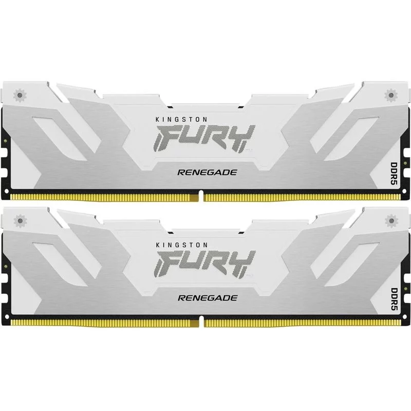 Память оперативная/ Kingston 32GB 6800MT/s DDR5 CL36 DIMM (Kit of 2) FURY Renegade White XMP (KF568C36RWK2-32)
