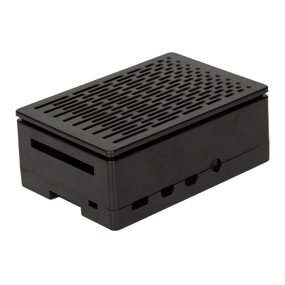 Корпус ACD RA509 Корпус ACD Black ABS Case (Install 3010/ 3007 Fans or 3.5 Inch Touch Screen), совместим с креплением VESA Mount, for Raspberry PI 4B