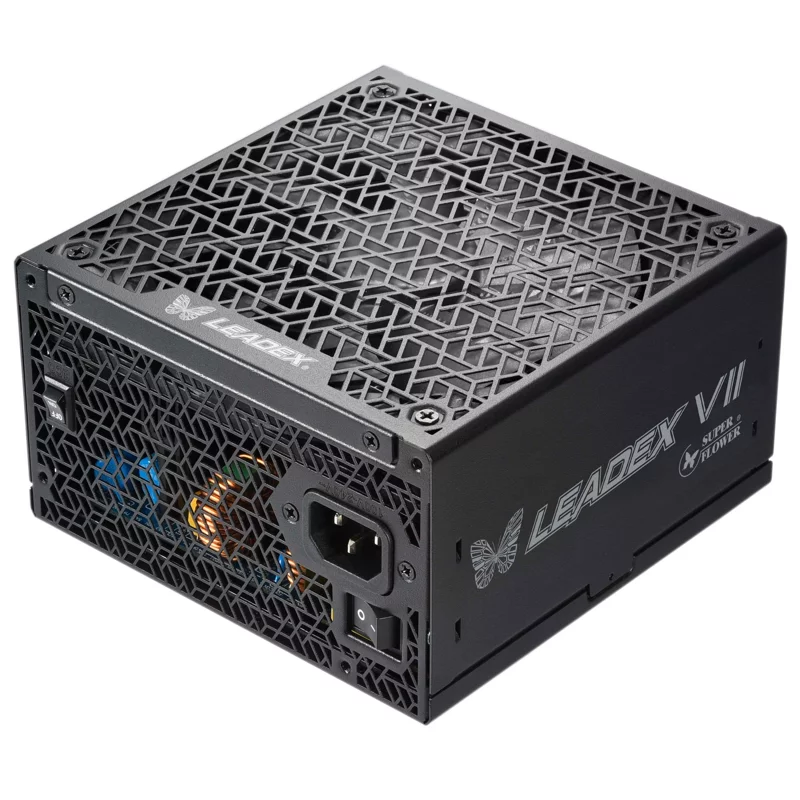 блок питания 1300 Ватт/ Super Flower Power Supply Leadex VII Gold, 1300W, ATX 3.0, 140mm, 12xSATA, 4xPCI-E(6+2), 1x12VHPWR(12+4), APFC, 80+ Gold, Full Modular (SF-1300F14XG)