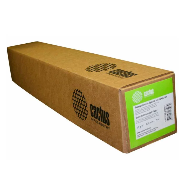 Бумага Cactus CS-LFP80-914175 A0+ 914мм-175м/80г/м2/белый CIE171% инженерная бумага втулка:76.2мм (3")