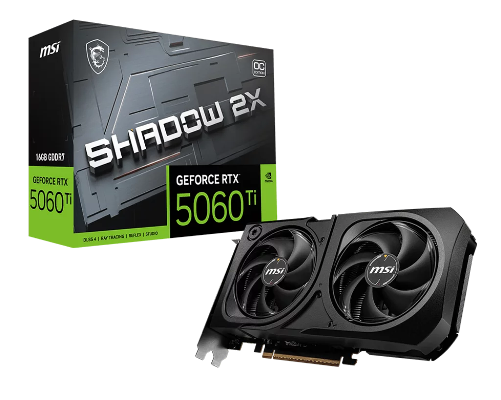 Видеокарта/ GeForce RTX 5060 Ti 16G SHADOW 2X OC PLUS