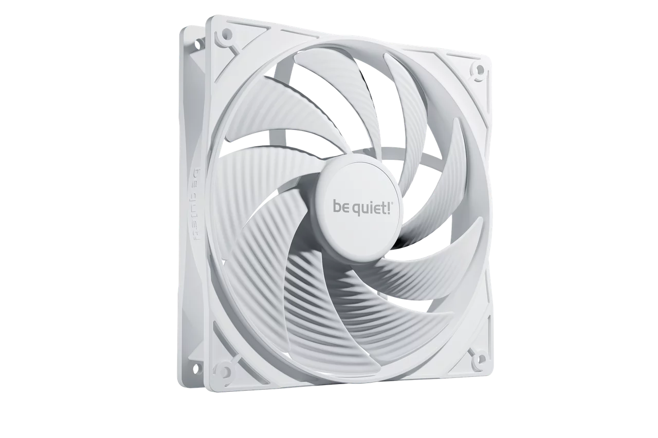 Кулер для корпуса/ Case Cooler be quiet! PURE WINGS 3 140mm PWM high-speed (140x140x25mm, 4-pin PWM, 72.2CFM, 30.5dBA, 1800RPM, White) (BL113)