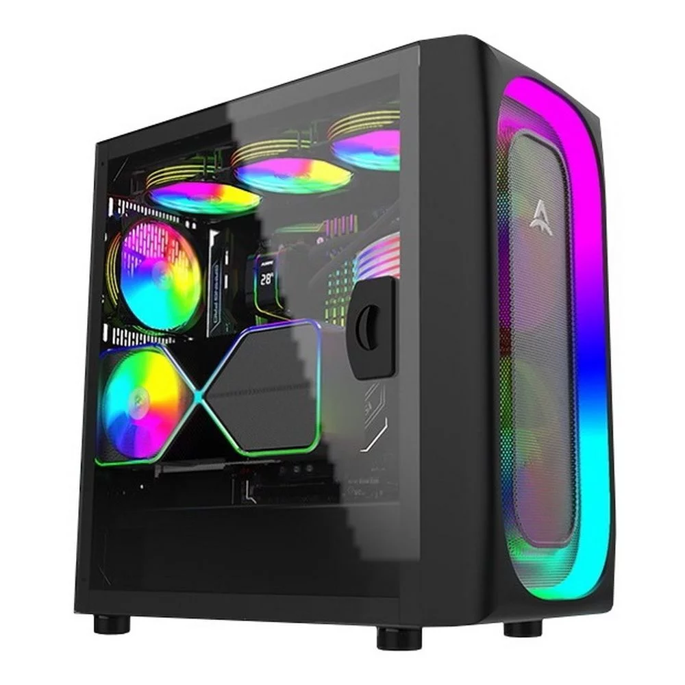 Корпус ALSEYE Ai Pro-B (Halo Pro) Material: 0.7mm SPCC, Motherboard Compatiblility: Mini-ITX/ Micro ATX/ ATX/ EATX, I/ O Ports: USB2.0*1+HD Audio+USB3.0*1+Typc*1, Drive bay: H.D.D(3.5»)*3pcs+S.S.D(2.5») *2pcs, Metallic Size: 375*20 (AS.07.0224)