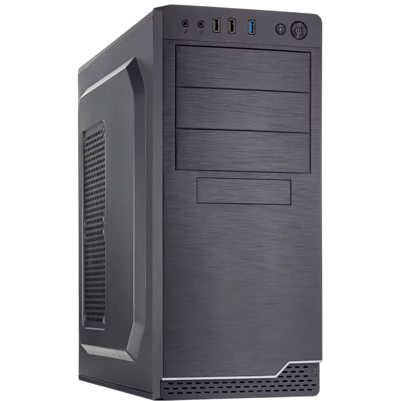 Корпус без блока питания/ Case Foxline FL-816, ATX, 3x5.25EXT, 1x3.5EXT, 3x3.5INT, 2xUSB2.0+1xUSB3.0, HDA, w/o FAN, w/o PSU, NO Powercord (FL-816-U31_)