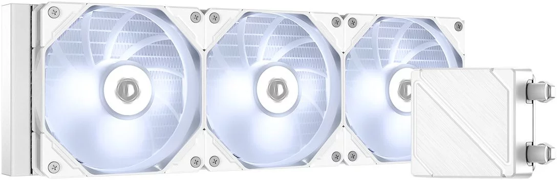 Кулер с водяным охлаждением ID-Cooling Dashflow 360 Basic White 1150/ 1155/ S1156/ 1151/ 1200/ 1700, AM4/ AM5