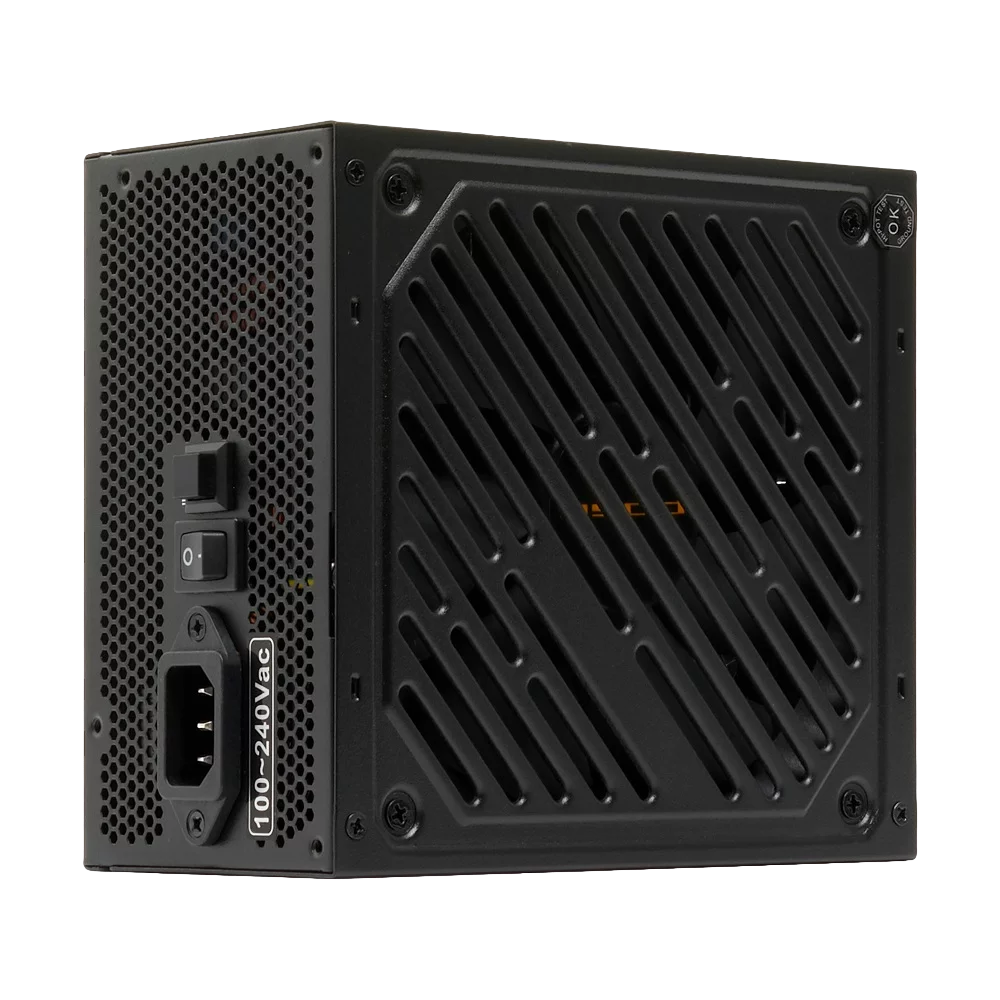 Блок питания/ Power Supply HSPD, 1200W 80+ Gold (ATX, 2.52, Full modular, 1x24(20+4)pin 600mm, 2xCPU 8(4+4)pin 700mm, 2xPCIe*2 8(6+2)pin 600+150mm, 2xSATA*3 500+150+150mm, 1xMOLEX*3 500+150+150mm , Active, 120x120mm, 150x140x (HST-1200GF-BK)