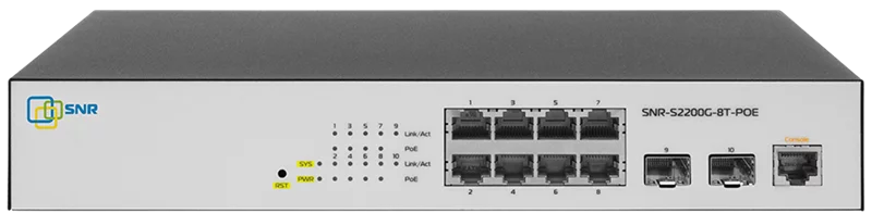 Картинка snr-s2200g-8t-poe

