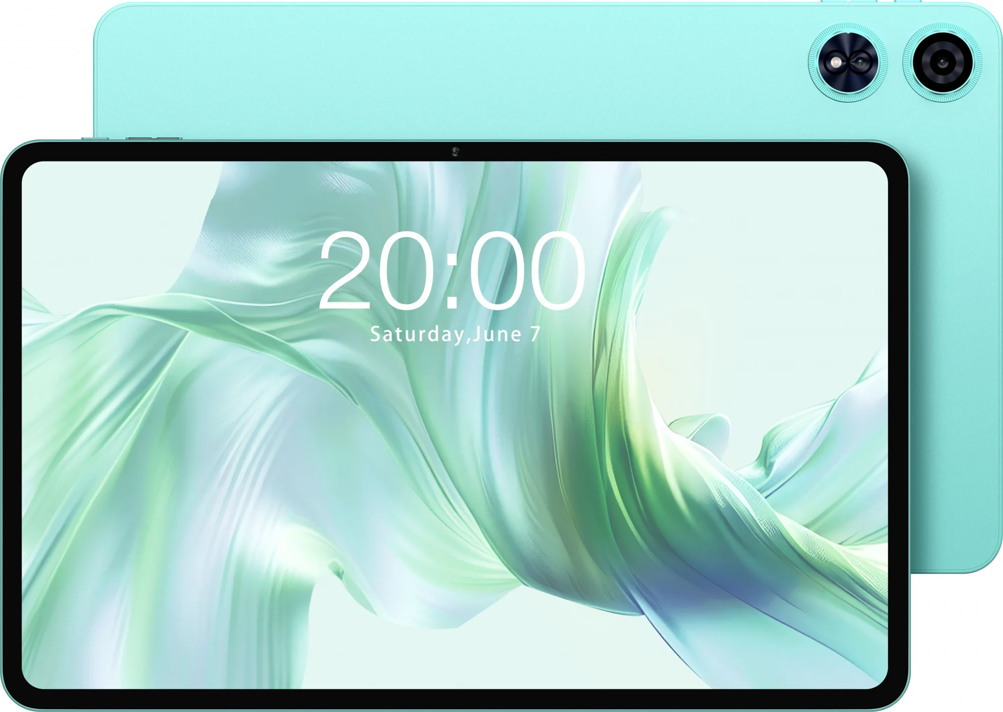 Планшет Teclast Odea A12 T606 (2.2) 8C RAM4Gb ROM128Gb 12" IPS 2000x1200 Android 14 бирюзовый 13Mpix 8Mpix BT WiFi microSD 1Tb 8000mAh 20hr (2083266) (2083266#MLN)