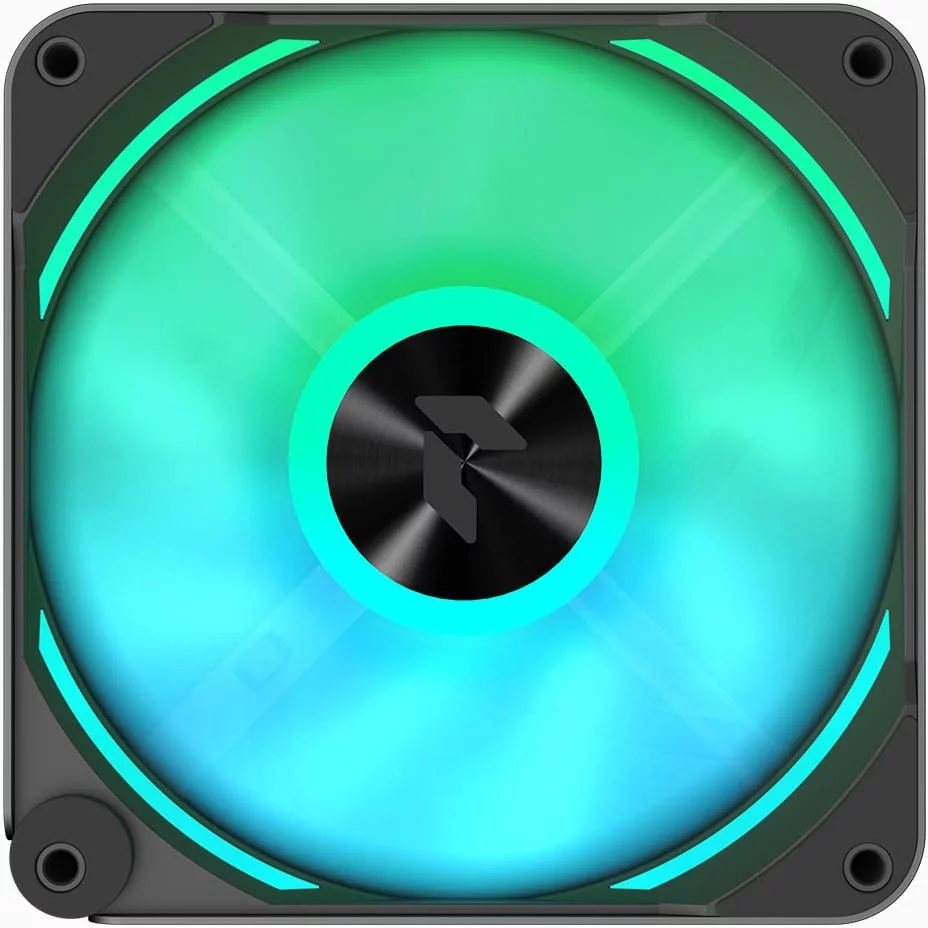Вентилятор Aerocool APNX FP2-120 PWM ARGB Black 120x120mm 4-pin 15-33dB 200gr LED Ret (FP2-120 BK)